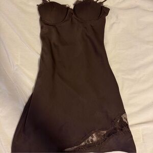 Selfie Leslie Chocolate Lace Chemise